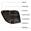 2006-2011 Mercedes Benz W164 ML Class LED Tail Lights (Chrome Housing/Smoked Lens)