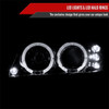1999-2004 Ford Mustang Dual Halo Projector Headlights (Chrome Housing/Clear Lens)