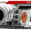 1999-2004 Ford Mustang Dual Halo Projector Headlights (Chrome Housing/Clear Lens)