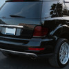 2006-2011 Mercedes Benz W164 ML Class LED Tail Lights (Chrome Housing/Red Smoked Lens)