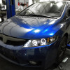 2006-2011 Honda Civic Sedan Dual Halo Projector Headlights (Matte Black Housing/Clear Lens)