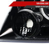 2004-2008 Ford F-150/ 2006-2008 Lincoln Mark LT Dual Halo Projector Headlights (Jet Black Housing/Clear Lens)