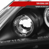 2003-2007 Honda Accord Dual Halo Projector Headlights (Matte Black Housing/Clear Lens)