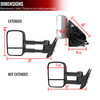 2007-2014 Chevrolet Silverado/Suburban/Avalanche/Tahoe GMC Sierra/Yukon/Yukon XL Power Heated Towing Mirrors