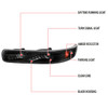 1999-2002 Chevrolet Silverado/ 2000-2006 Tahoe Suburban Bumper Lights (Matte Black Housing/Clear Lens)