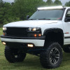 1999-2002 Chevrolet Silverado/ 2000-2006 Tahoe Suburban Bumper Lights (Matte Black Housing/Clear Lens)