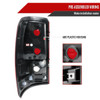 2000-2006 Chevrolet Suburban/Tahoe GMC Yukon/Yukon XL Tail Lights (Chrome Housing/Red Clear Lens)