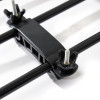 Universal Black Roof Rack Cargo Carrier w/ Extendable Luggage Hold Basket