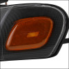 1997-2005 Chevrolet Venture Pontiac Montana/Trans Sport Crystal Headlights (Matte Black Housing/Clear Lens)