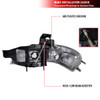 1997-2005 Chevrolet Venture Pontiac Montana/Trans Sport Crystal Headlights (Matte Black Housing/Clear Lens)