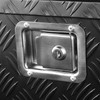 Universal 15~29" Heavy Duty Black Aluminum Truck Trailer Tongue Tool Box w/ Lock & Keys