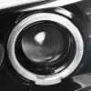 2001-2006 GMC Yukon + XL Denali/ 2002-2006 GMC Sierra Denali Dual Halo Projector Headlights w/ Bumper Lights (Jet Black Housing/Clear Lens)