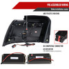 1999-2004 Ford Mustang Red Marker Sequential LED Tail Lights (Glossy Black Housing/Smoked Lens)
