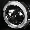 2006-2008 Volkswagen Golf Rabbit/ 2006-2010 Jetta Dual Halo Projector Headlights (Matte Black Housing/Smoked Lens)