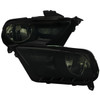 2010-2014 Ford Mustang Factory Style Headlights (Black Housing/Smoked Lens)