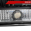 1999-2004 Ford Mustang Sequential LED Tail Lights - RS (Matte Black Housing/Clear Lens)