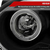 2004-2005 Subaru Impreza WRX/STI Outback Dual Halo Projector Headlights (Matte Black Housing/Clear Lens)