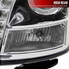 2003-2007 Cadillac CTS Halo Projector Headlights w/ SMD LED Light Strip (Chrome Housing/Clear Lens)