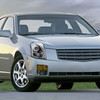 2003-2007 Cadillac CTS Halo Projector Headlights w/ SMD LED Light Strip (Chrome Housing/Clear Lens)