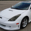 2000-2005 Toyota Celica Projector Headlights w/ SMD LED Light Strip (Chrome Housing/Smoked Lens)