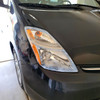 2006-2009 Toyota Prius Factory Style Headlights with Amber Reflector (Chrome Housing/Clear Lens)