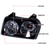 2005-2010 Chrysler 300 Base/LX/Touring Projector Headlights (Glossy Black Housing/Smoked Lens)