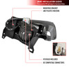 1992-1995 Honda Civic Coupe/Hatchback H3 Fog Lights Kit (Chrome Housing/Clear Lens)
