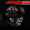 2002-2006 Cadillac Escalade Dual Halo Projector Headlights w/ SMD LED Light Strip (Black Housing/Smoked Lens)