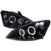 2000-2004 Ford Focus Dual Halo Projector Headlights (Glossy Black Housing/Smoked Lens)
