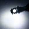 T10 5 SMD Wedge LED License Plate, Side Marker, Lamp Light Bulb - 2PC (White)