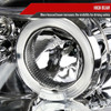 2006-2011 Honda Civic Coupe Dual Halo Projector Headlights (Chrome Housing/Clear Lens)