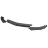 Universal Matte Black Polypropylene 3PC Front Bumper Lip Set