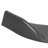 Universal Matte Black Polypropylene 3PC Front Bumper Lip Set
