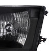 1997-2004 Ford F-150/Expedition Factory Style Headlights w/ SMD LED Light Strip (Matte Black Housing/Clear Lens)