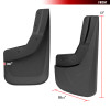 2014-2018 Chevrolet Silverado 1500/2500HD/3500HD ABS Front & Rear Mud Flap Splash Guards (Models without Fender Flares & Single Rear Wheel)