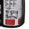 1999-2002 Chevrolet Silverado/ 1999-2006 GMC Sierra LED Tail Lights (Chrome Housing/Clear Lens)