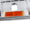 1994-1998 GMC C10 Sierra/Yukon/Suburban Corner Lights w/ Amber Reflectors (Chrome Housing/Clear Lens)