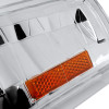 1994-1998 GMC C10 Sierra/Yukon/Suburban Corner Lights w/ Amber Reflectors (Chrome Housing/Clear Lens)