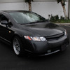 2006-2011 Honda Civic Sedan Retro Style Projector Headlights (Matte Black Housing/Clear Lens)