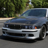 1996-2003 BMW E39 5 Series Dual Halo Projector Headlights (Glossy Black Housing/Smoked Lens)