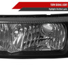 2002-2007 Chevrolet Silverado/Avalanche Bumper Lights (Matte Black Housing/Clear Lens)