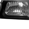 2002-2007 Chevrolet Silverado/Avalanche Bumper Lights (Matte Black Housing/Clear Lens)