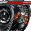1998-2001 Mercedes Benz W163 ML Class Projector Headlights w/ SMD LED Light Strip (Matte Black Housing/Clear Lens)