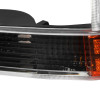 1999-2004 Ford F-250/F-350/F-450/F-550/Excursion Corner Lights (Matte Black Housing/Clear Lens)