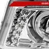 2004-2012 Chevrolet Colorado/ GMC Canyon Dual Halo Projector Headlights (Chrome Housing/Clear Lens)