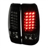 2003-2006 Chevrolet Silverado LED Tail Lights (Glossy Black Housing/Smoked Lens)