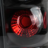 1999-2002 Chevrolet Silverado/ 1999-2006 GMC Sierra Tail Lights (Matte Black Housing/Clear Lens)