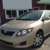 2009-2010 Toyota Corolla Factory Style Crystal Headlights w/ Amber Reflector (Matte Black Housing/Clear Lens)