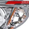 2006-2012 Mitsubishi Eclipse Dual Halo Projector Headlights (Chrome Housing/Clear Lens)