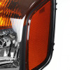 2004-2015 Nissan Titan/ 2004-2007 Armada Factory Style Headlights w/ Amber Reflectors (Matte Black Housing/Clear Lens)